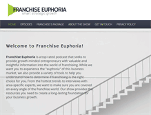 Tablet Screenshot of franchiseeuphoria.com